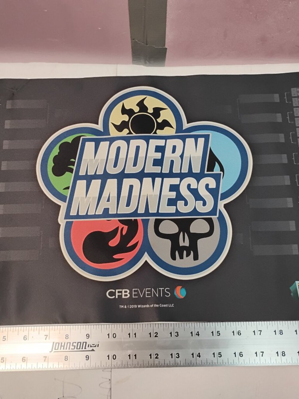 MTG MagicFest Las Vegas 2019 Playmat Modern Madness Bracket ChannelFireball